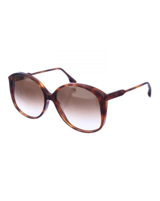 Victoria Beckham Brown Acetate Sunglasses With Oval Shape Vb629S for men