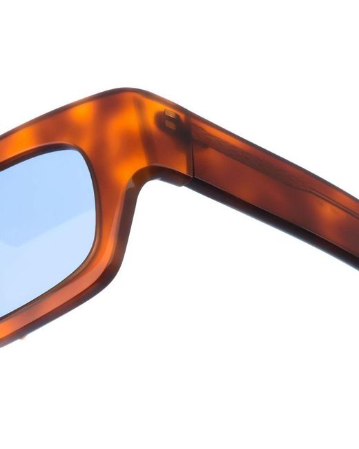 Marni Orange Rectangular Acetate Sunglasses Me627S