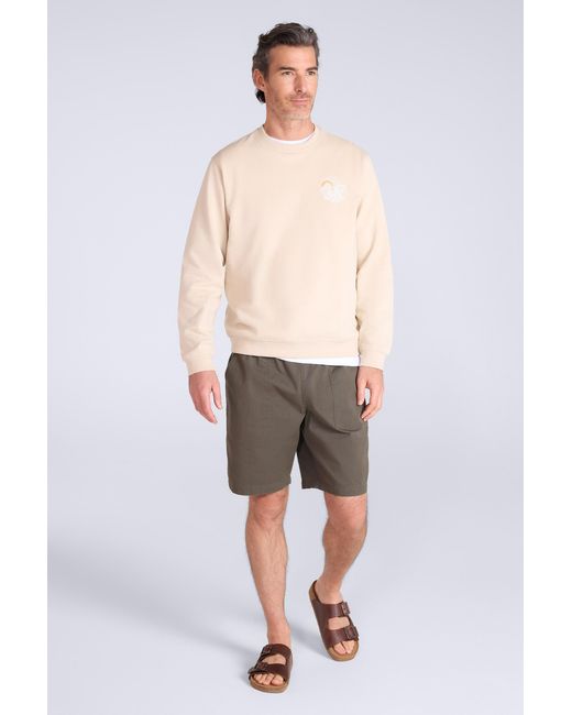 Mountain Warehouse Multicolor 'Circle Mountain' Crew Neck Sweatshirt Casual Lightweight Pullover Jumper Cotton for men
