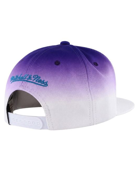 Mitchell & Ness Blue Nba Charlotte Hornets Color Fade/ Cap for men