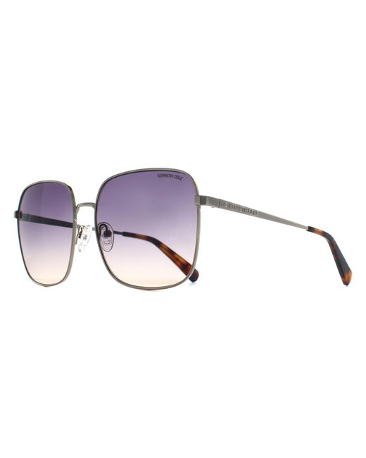 Kenneth Cole Purple New York Square Gradient Kc00025 Metal