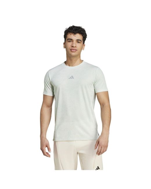 Adidas Gray D4T Heat.Rdy Hiit Training T-Shirt for men