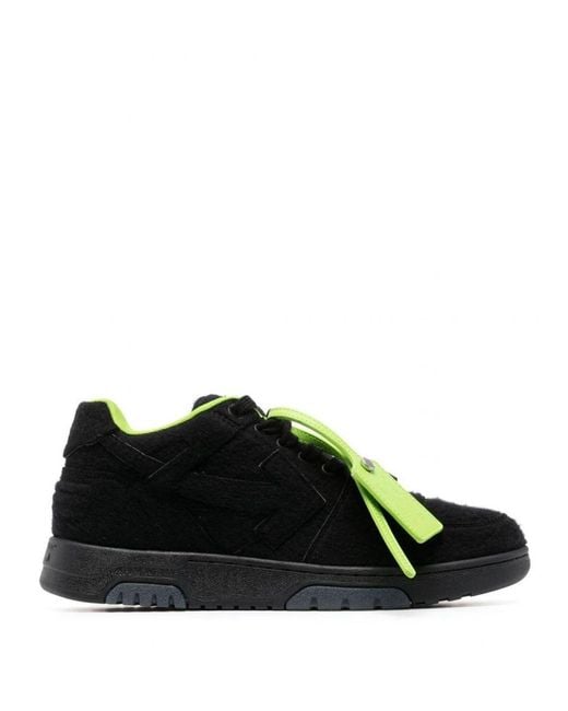Off-White c/o Virgil Abloh Out Of Office Black Wool Trainers for men