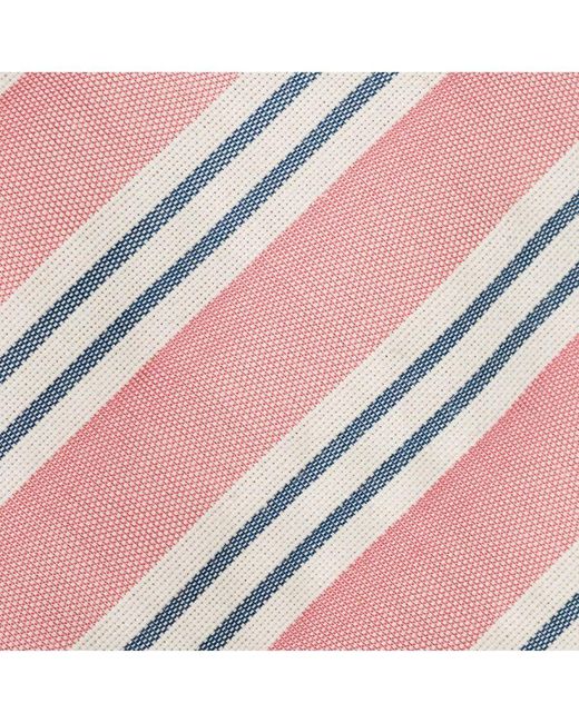 Hackett Pink Tie With Printed Design Hm052518 Man for men