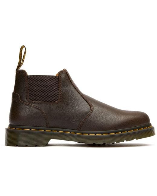 Dr. Martens Brown Dr 2976 Lo Ar Rogue Boots for men