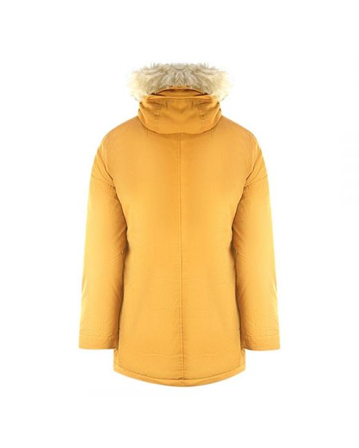 Lyle & Scott Yellow Winter Weight Microfleece Caramel Jacket for men