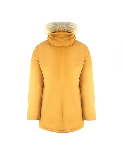 Lyle & Scott Yellow Winter Weight Microfleece Caramel Jacket for men