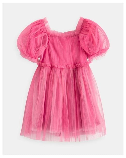 Ted Baker Pink Frilsi Dress With Frill Detail