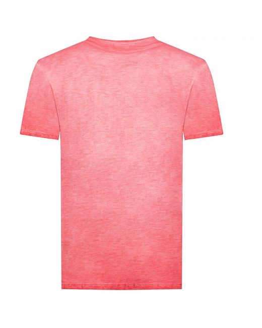 GEOGRAPHICAL NORWAY Herren-kurzarm-t-shirt Sy1360hgn in het Pink voor heren
