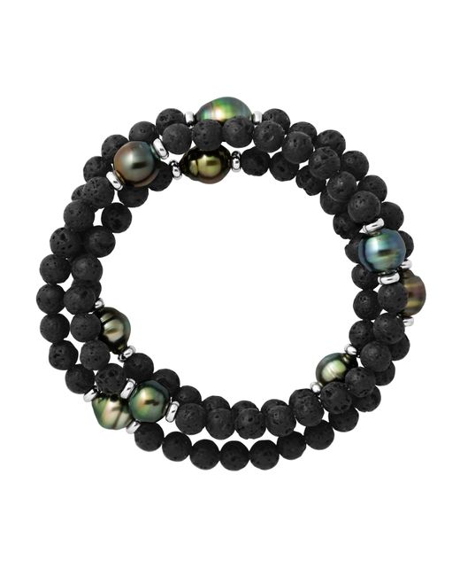 Rodney & Rolf Black Bracelet Sterling 925 Vijayawada