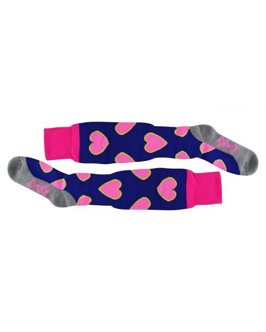 Hingly Pink Hockey Socks With Colourful Cool Funny Funky Designs for men