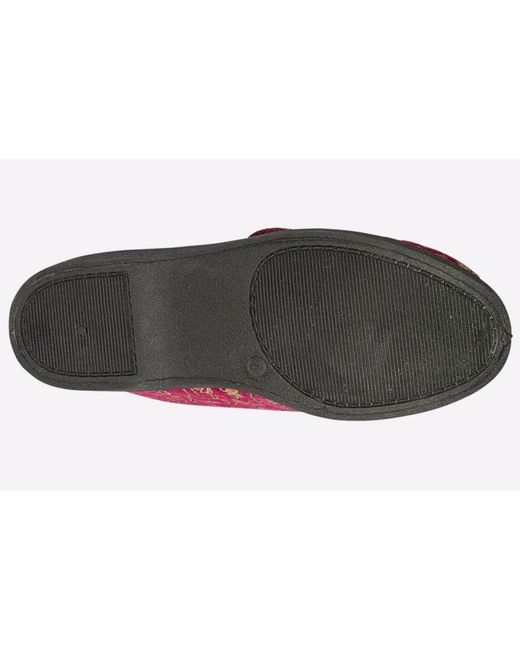 Zedzzz Red Geraldine Bootee Slippers