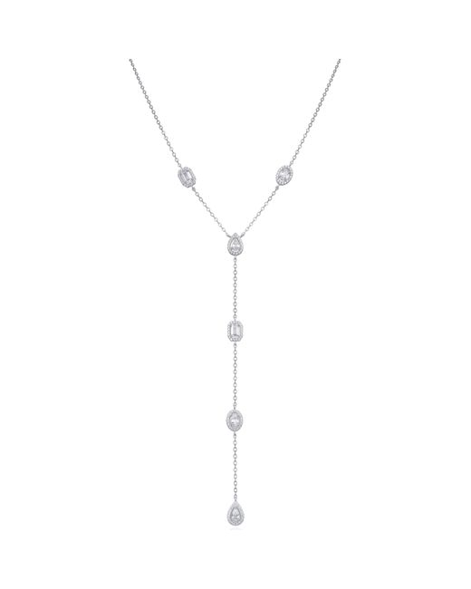 Gena Paris Metallic Gena.Paris 'Gabriella' 925 Sterling Necklace