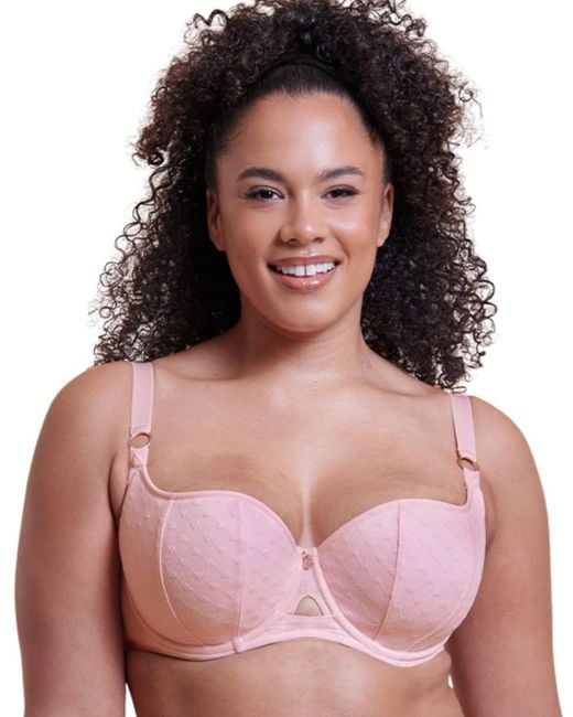 Curvy Kate Pink Ck092106 Boost Heartbreaker Padded Balcony Bra