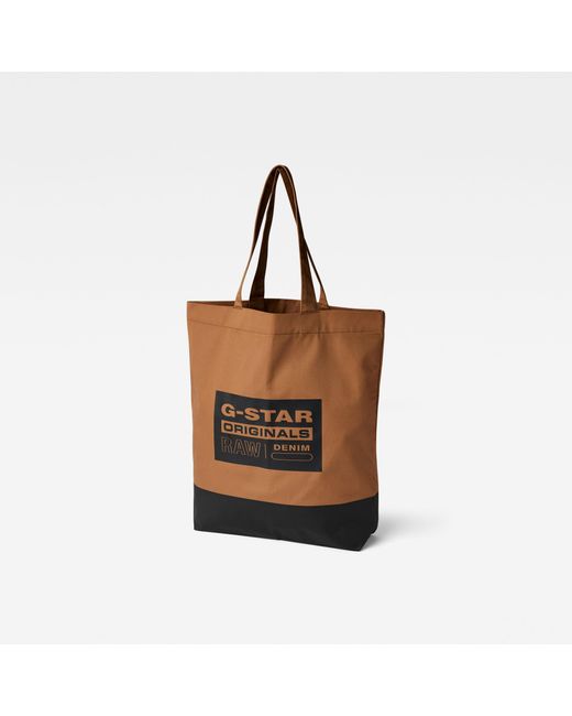 G-Star RAW Brown G-Star Raw Canvas Shopper for men