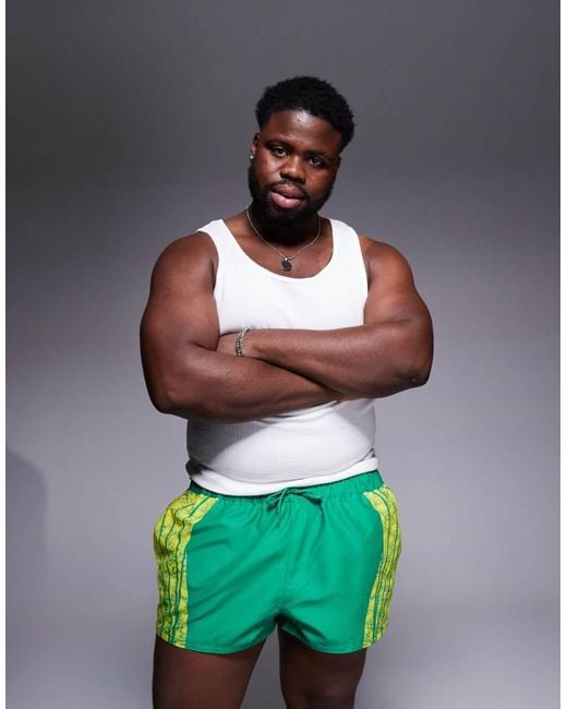 ASOS Green Swim Shorts for men