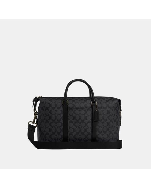 COACH Black Ellery Hold All for men