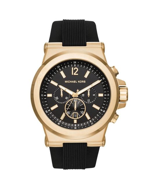 Michael Kors Metallic Mk8445 Dylan 48 Mm Chronograph Watch for men