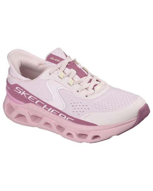 Skechers Pink Slip-Ins Glide Step Altus Mesh Trainers