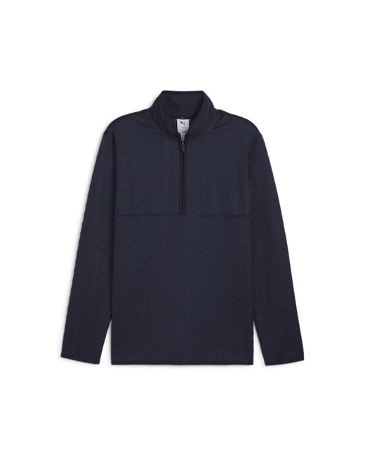 PUMA Blue X Arnold Palmer Jacquard Quarter-Zip Top for men