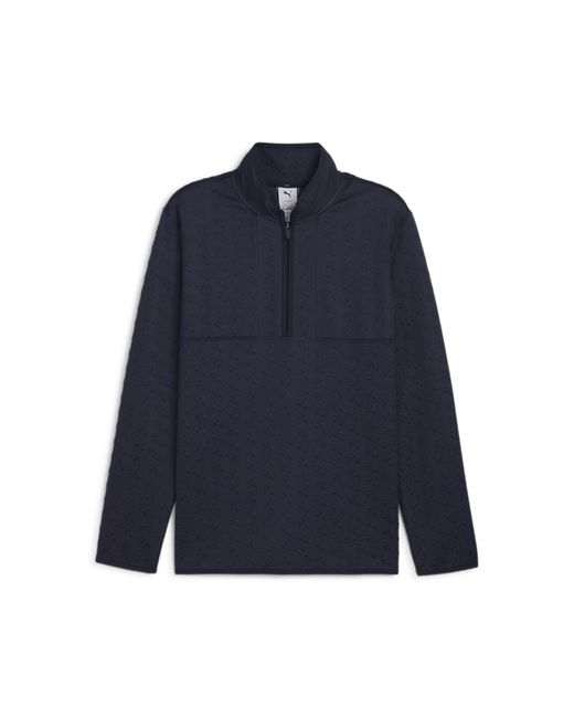 PUMA Blue X Arnold Palmer Jacquard Quarter-Zip Top for men