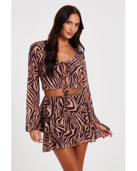 Maxi Skirt Orange Leopard Print Wrap Skirt Maxi Skirt Quiz Leopard