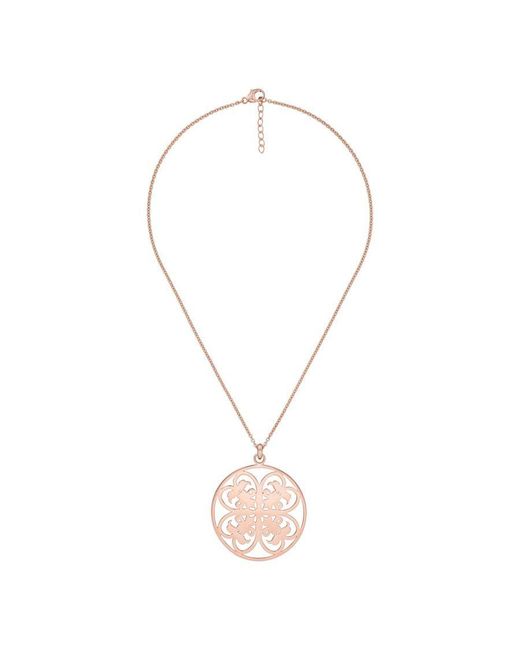 Orphelia Metallic 925 Sterling Chain With Pendant