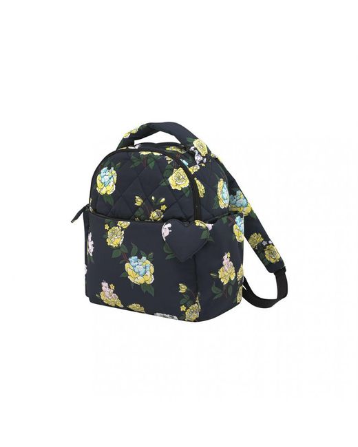 Cath Kidston Blue Iconic Care Bear Recycled Rose Heart Backpack