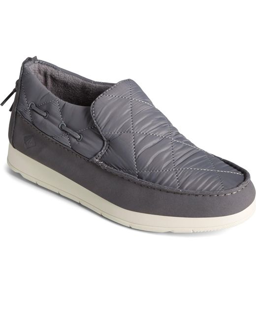 Sperry Top-Sider Gray Moc-Sider Slip On Shoes for men