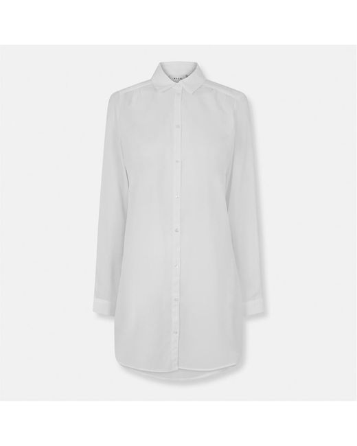 Vila White Regular Fit Long Sleeve Blouse