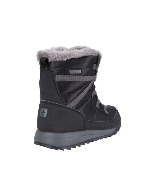 Mountain Warehouse Black Ladies Leisure Snow Boots ()