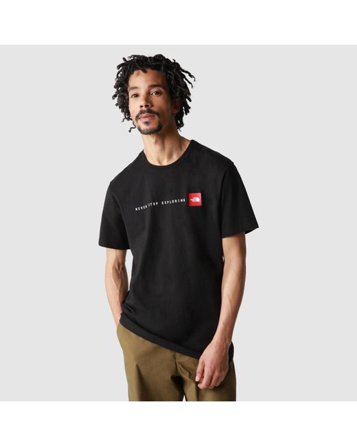 The North Face Black Nse T-Shirt Tnf Cotton for men