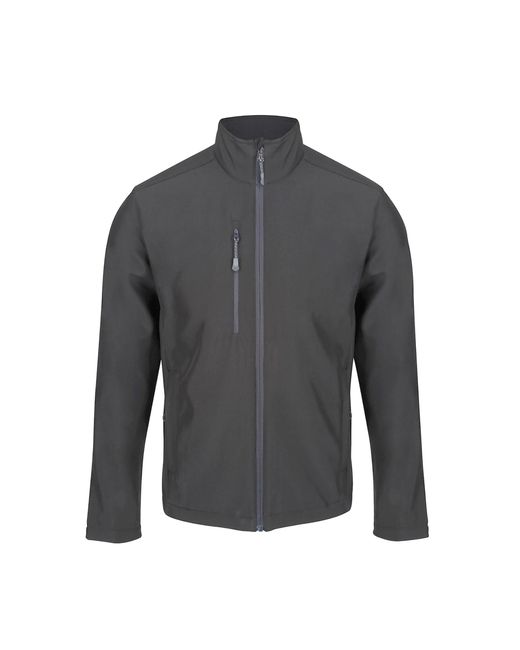 Regatta Gray Honesty Made Recycled Softshell Jacket (Seal) for men