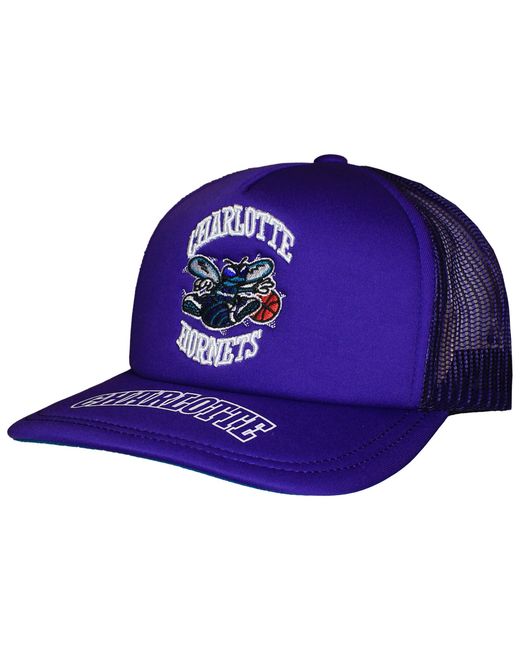 Mitchell & Ness Purple Nba Charlotte Hornets Cap for men