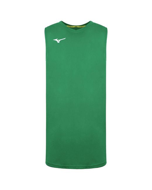 Mizuno Green Authentic Basketball Vest for men
