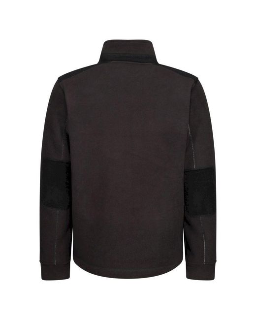 Regatta Black Faversham Full Zip Fleece Jacket for men