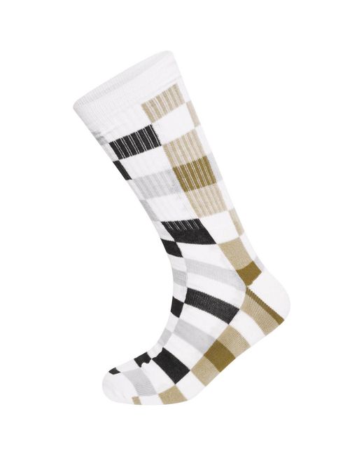 Dare 2b White Adult Henry Holland Checkerboard Socks (Pack Of 2)