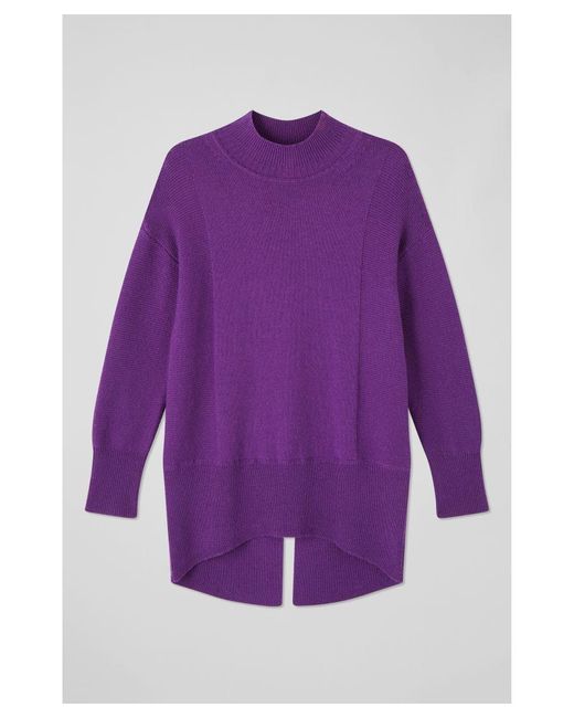 L.K.Bennett Milly Knitted Tops,deep Purple