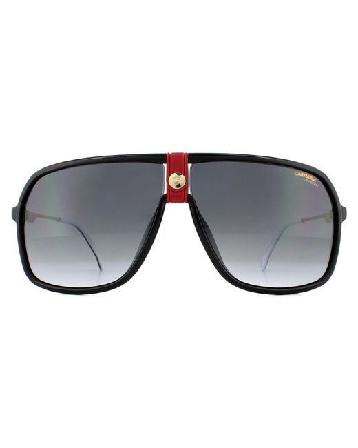 Carrera Gray Aviator Dark Gradient Sunglasses Metal for men