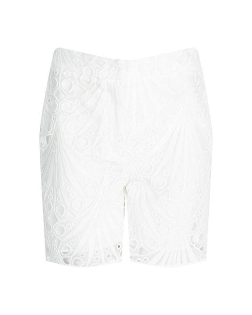 Pinko Shorts Adulare Vrouw Wit in het White