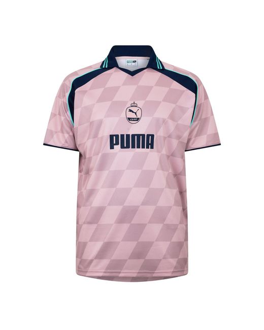 PUMA Pink Jersey T Shirt for men