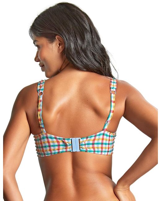 Panache Multicolor Sw1862A Gina Square Crop Bikini Top