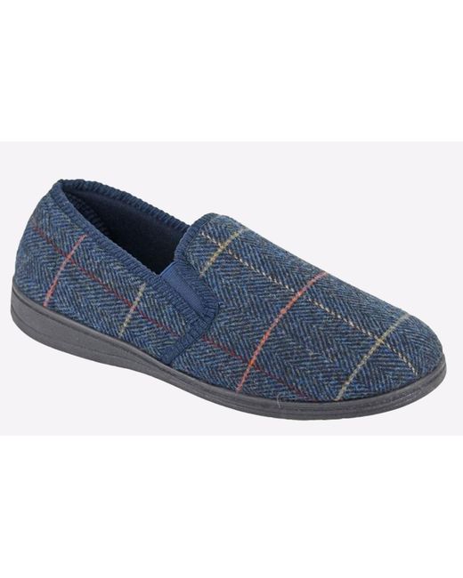 Zedzzz Blue Kenny Slippers for men