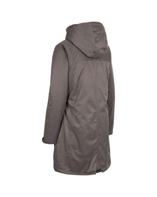 Trespass Gray Ladies Wintry Padded Jacket (Dark Marl)