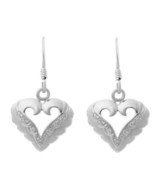 Orphelia Metallic 925 Sterling Drop Earrings