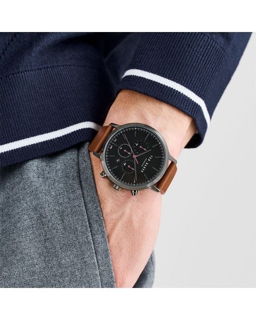 Ted Baker Black Accessories Haarvin Watch for men
