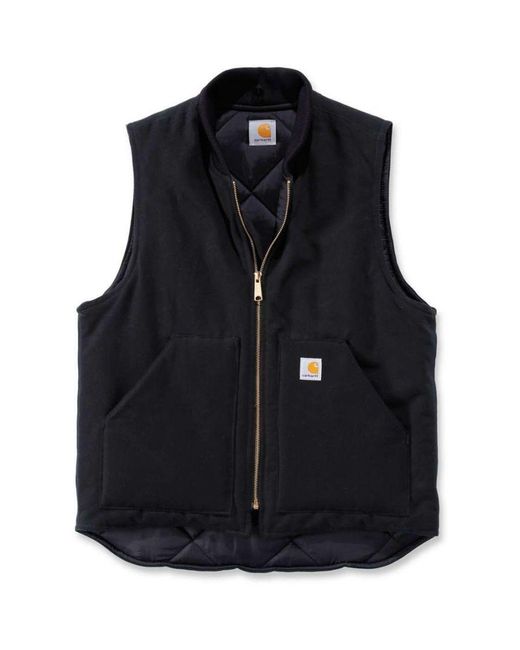 Carhartt Blue Arctic Insulated Nylon Lined Duck Shell Vest Jacket for men