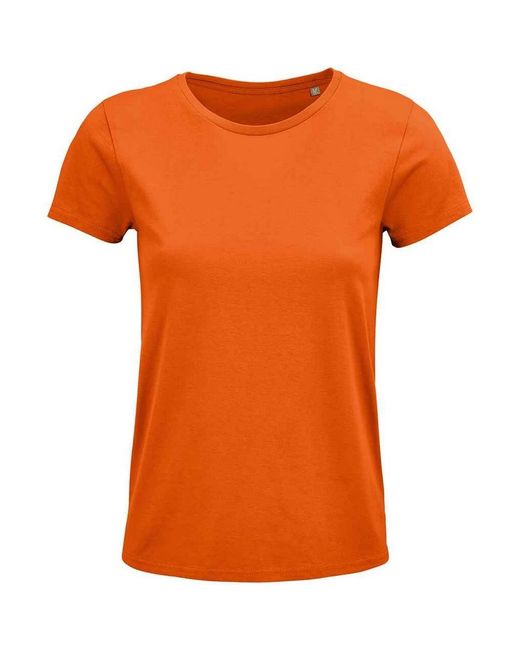 Sol's Orange Ladies Crusader Organic T-Shirt