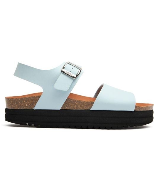 V.Gan Blue Vegan Clove Footbed Sandals