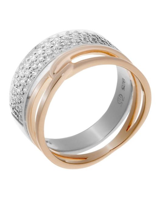 Orphelia Metallic 925 Sterling Ring